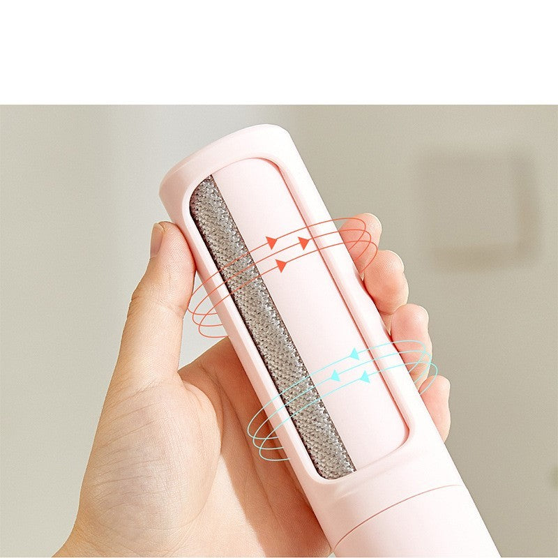 🐾   Brosse Anti-Poils Réutilisable 2-en-1 – Ramasse Poils Autonettoyant | 2-in-1 Reusable Pet Hair Remover – Self-Cleaning Lint Brush