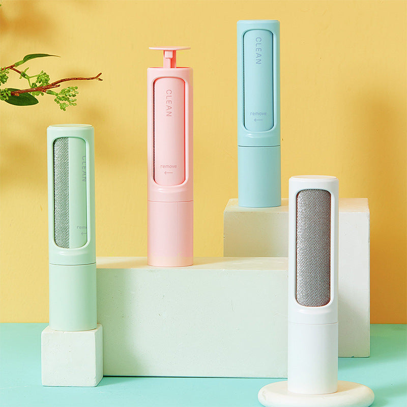 🐾   Brosse Anti-Poils Réutilisable 2-en-1 – Ramasse Poils Autonettoyant | 2-in-1 Reusable Pet Hair Remover – Self-Cleaning Lint Brush