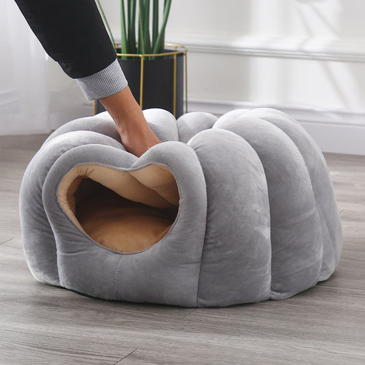 Deep Sleep Large Removable And Washable Pumpkin Cat Litter