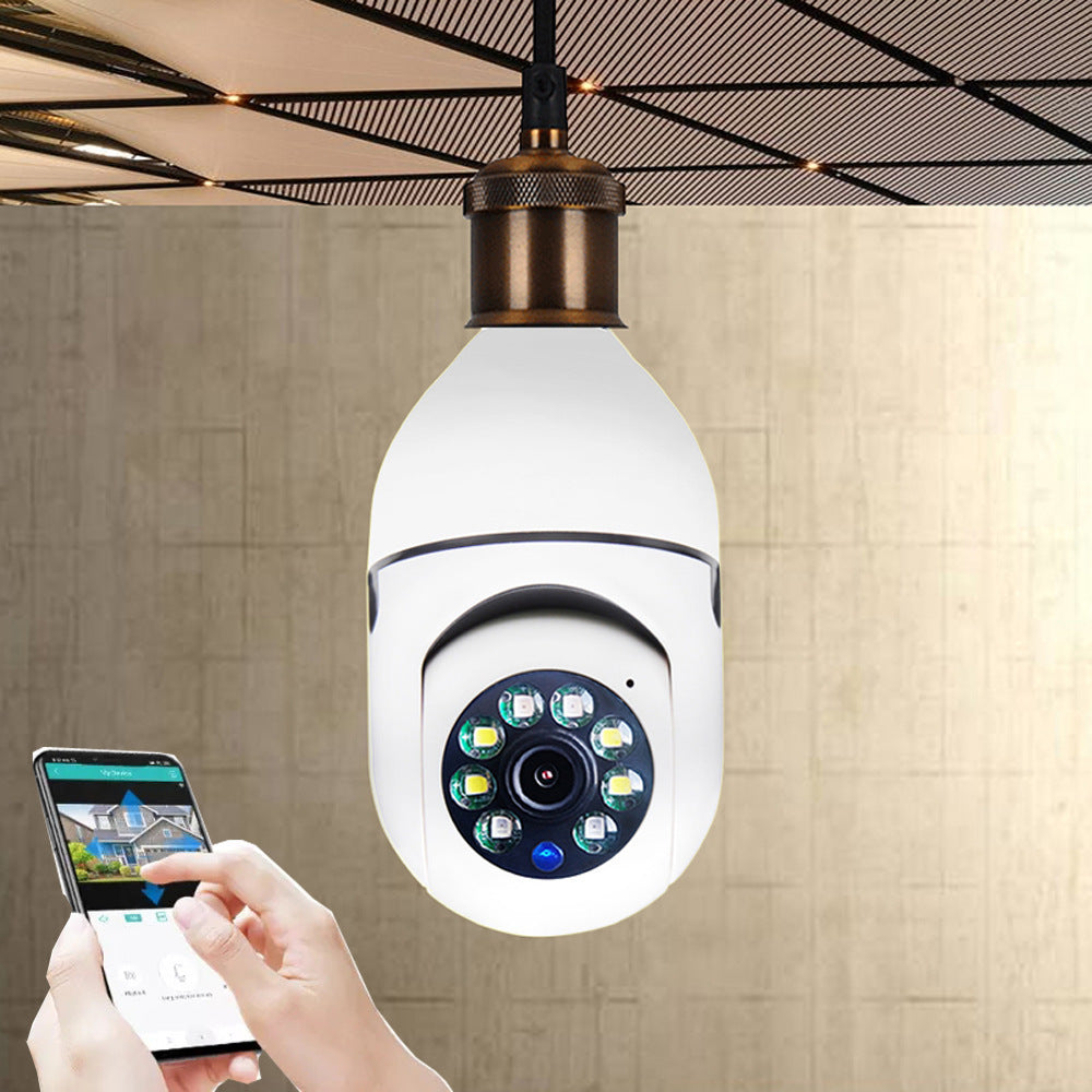💡 Caméra Ampoule WiFi 1080P – Surveillance Intelligente avec Vision Nocturne | 1080P WiFi Bulb Camera – Smart Home Security with Night Visio