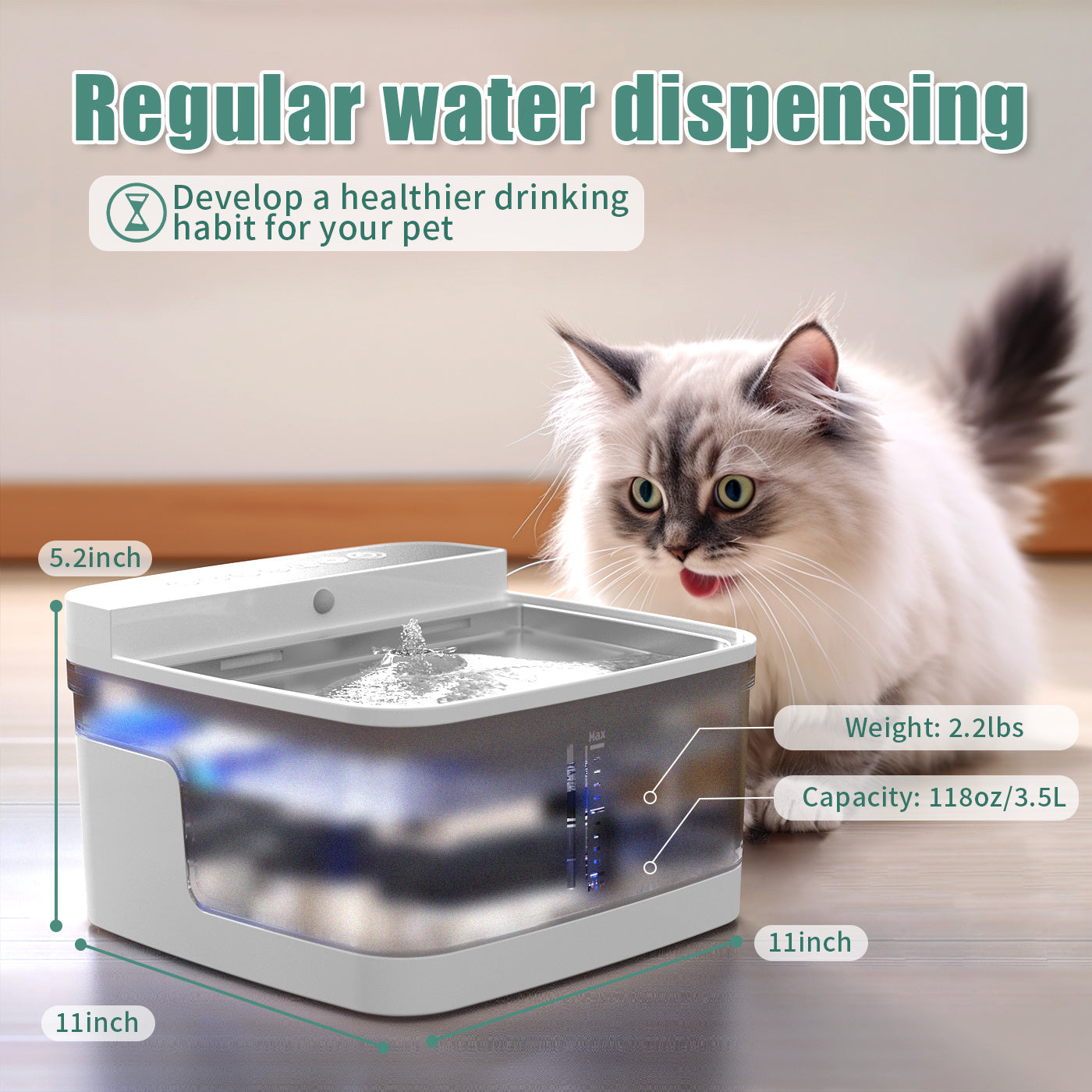 💧 Distributeur d’Eau Automatique pour Animaux | Pet Water Dispenser – Automatic Hydration